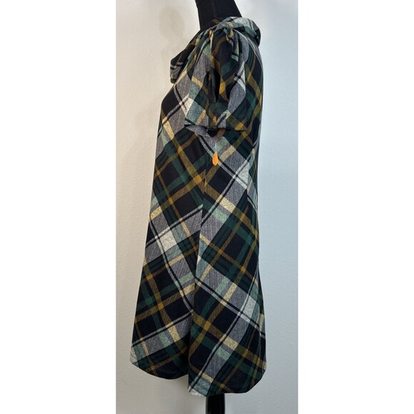 Jessica Howard Cowl Neck Plaid Shift Dress Size Medium - Picture 7 of 14